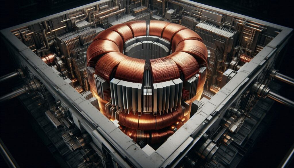 Masywna konstrukcja spawarki transformatorowej - rdzeń stalowy 15 kg i uzwojenia miedziane 8 kg